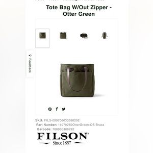 Filson Tote